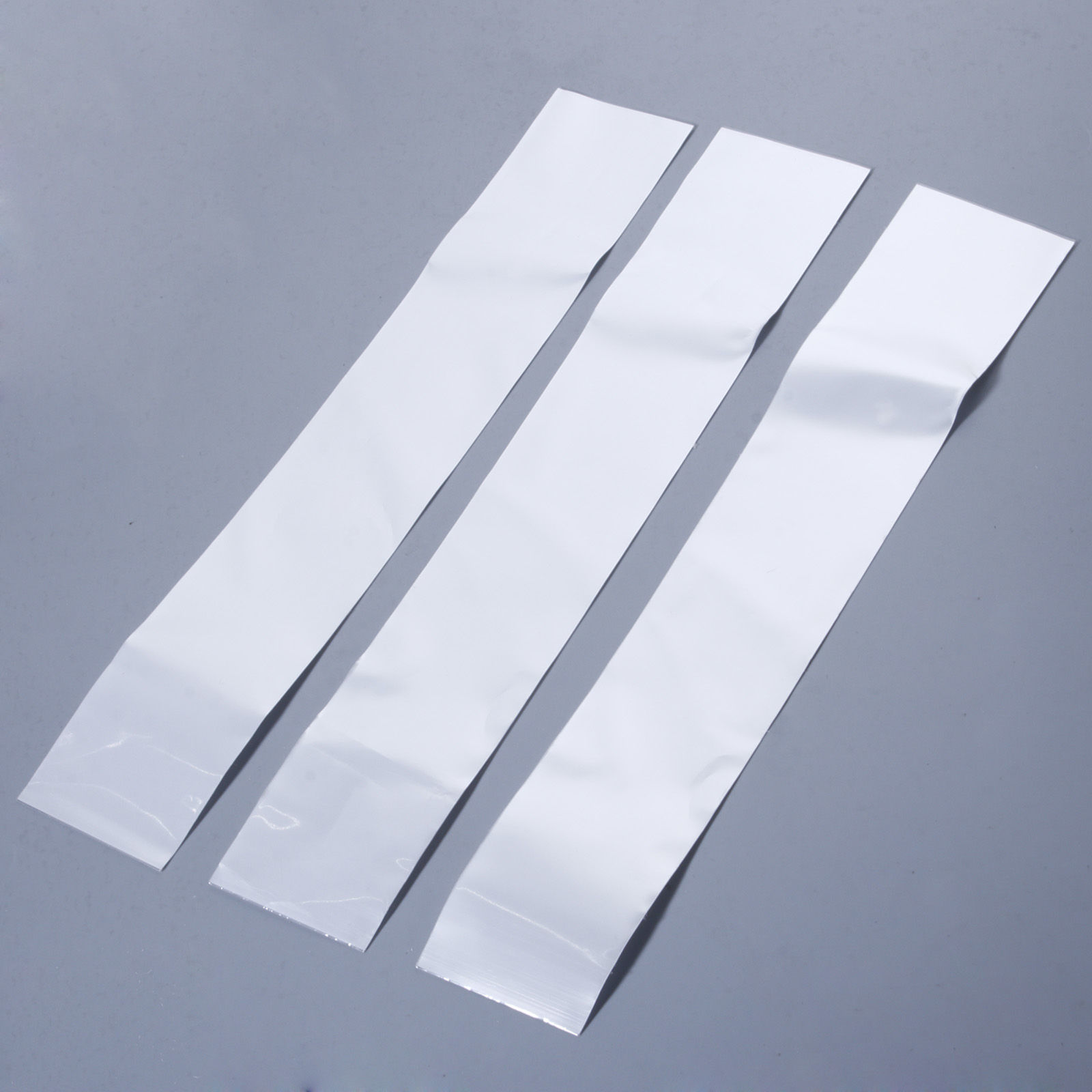 Imagen de 200 Unidades Bolsas de embalaje y envío Papel & Plástico de Rectángulo , Blanco " FASHION JEWELRY "