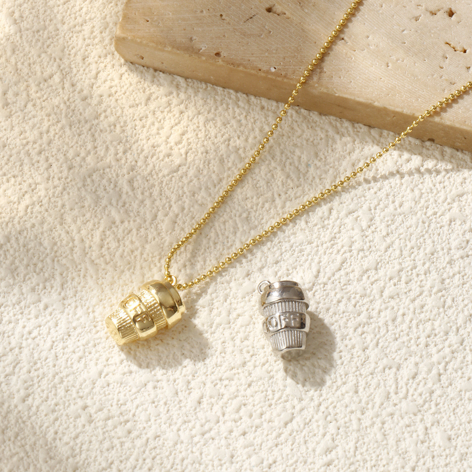 Picture of Brass Charms Multicolor Cup 3D 16mm x 10mm