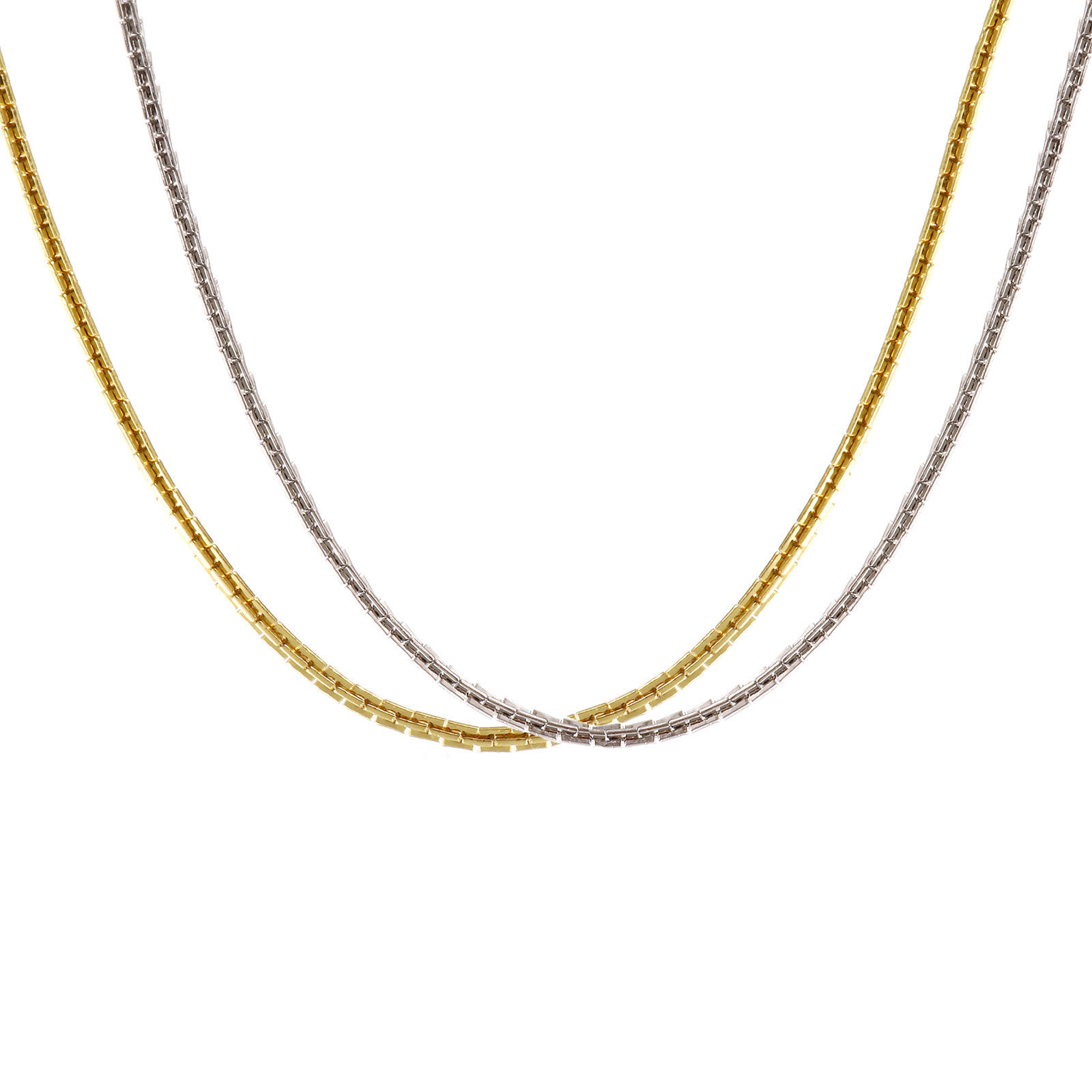 Изображение 1 ШТ настоящее золото с покрытием Цепи Ожерелья, Латунь 40см + 5см, Для женщин, Минималистский Изысканный подарок, Экологичный