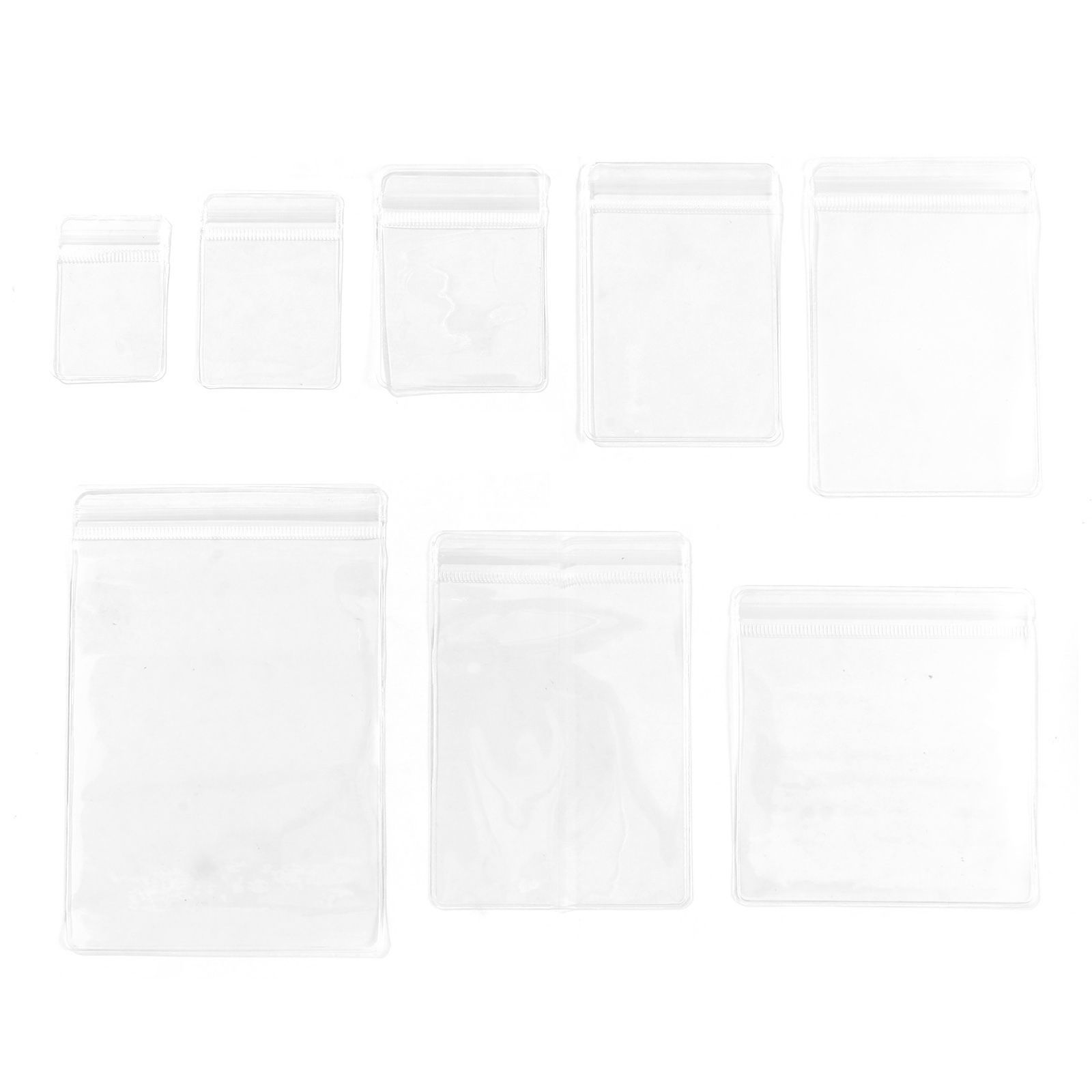 Bild von PVC Druckverschlussbeutel Rechteck Transparent