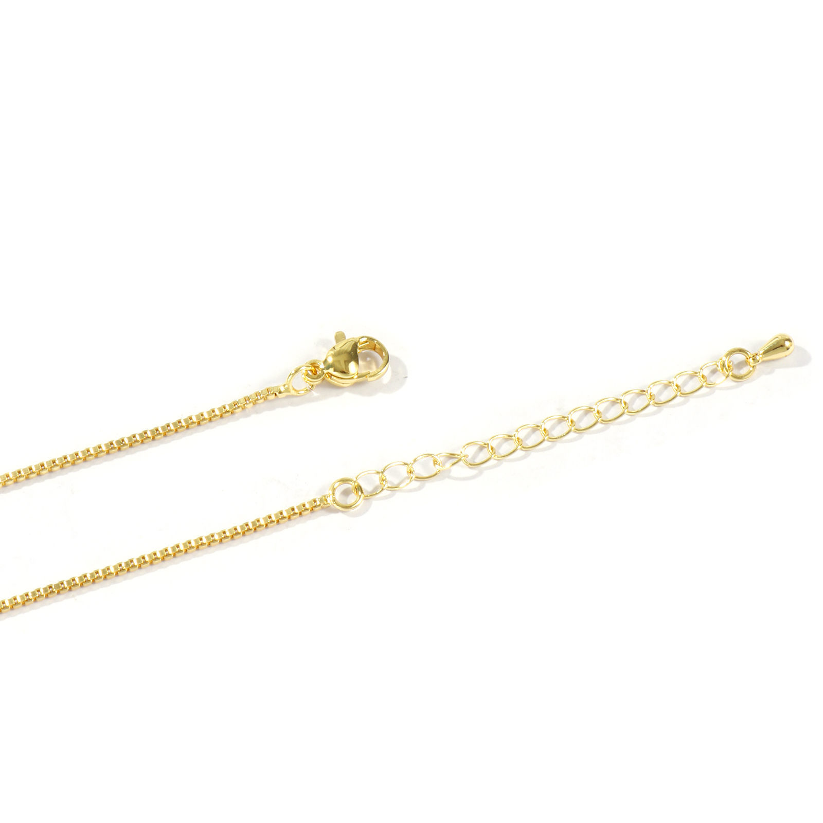 Picture of 1 Piece Brass Simple Charm Holder Necklace Wholesale Circle Ring