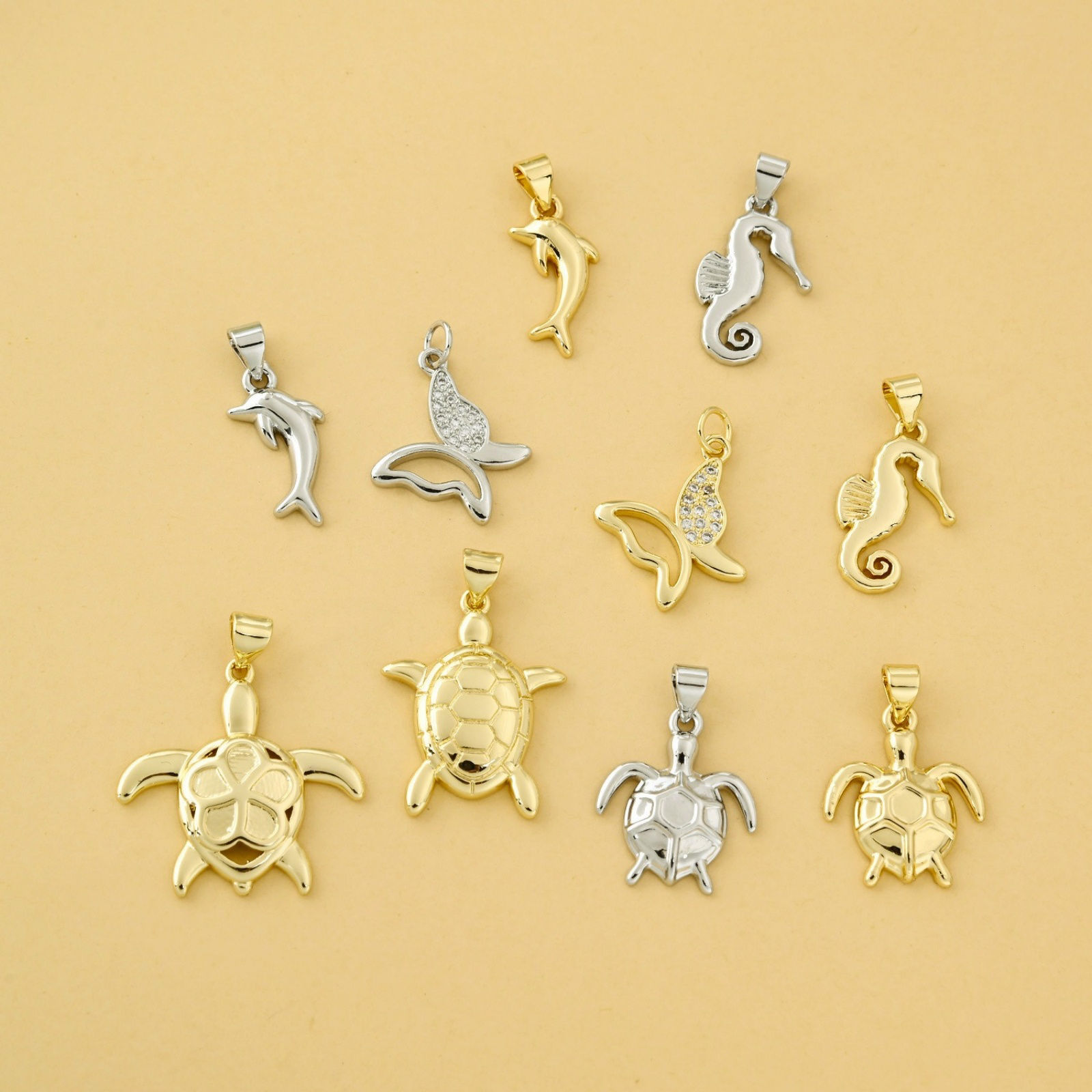 Picture of Brass Ocean Jewelry Charm Pendant Wholesale Multicolor