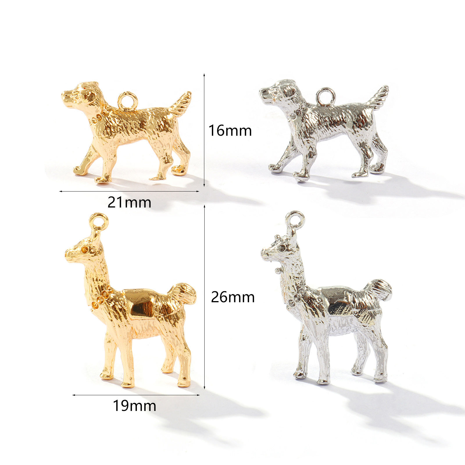 Picture of Eco-friendly Brass Charms Wholesale Real Gold Plated Animal 3D