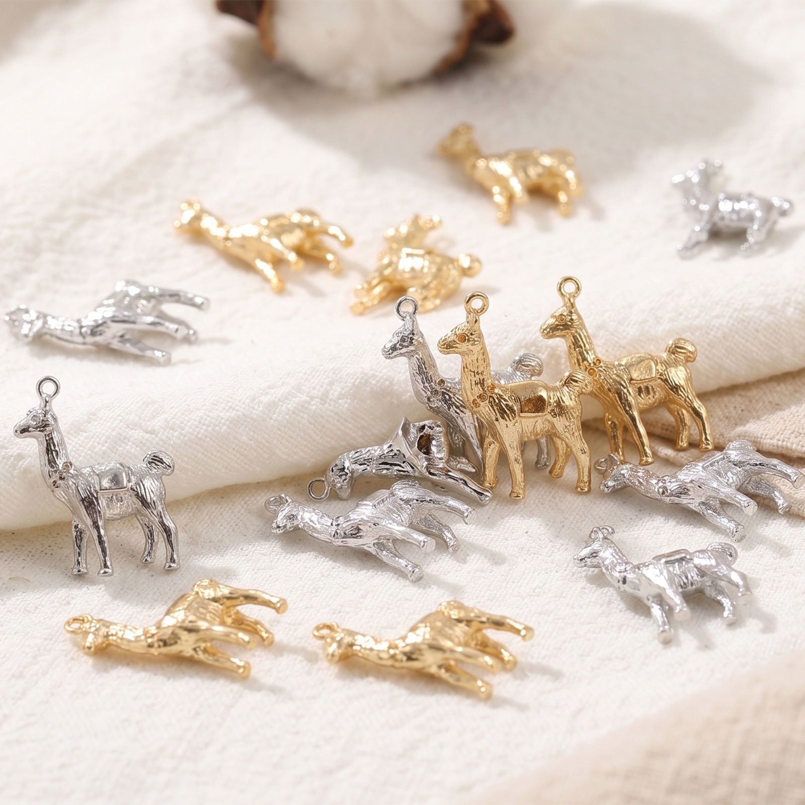 Picture of Eco-friendly Brass Charms Wholesale Real Gold Plated Animal 3D