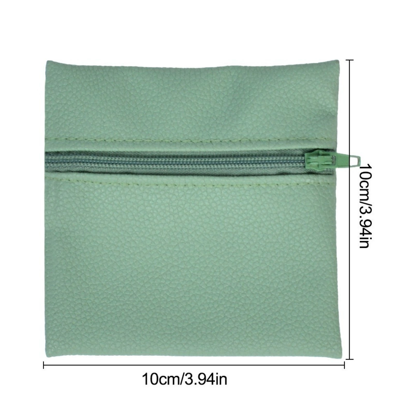 Picture of PU Zipper Jewelry Storage Pouch Bag For Bracelets Rings Earrings Multicolor Square