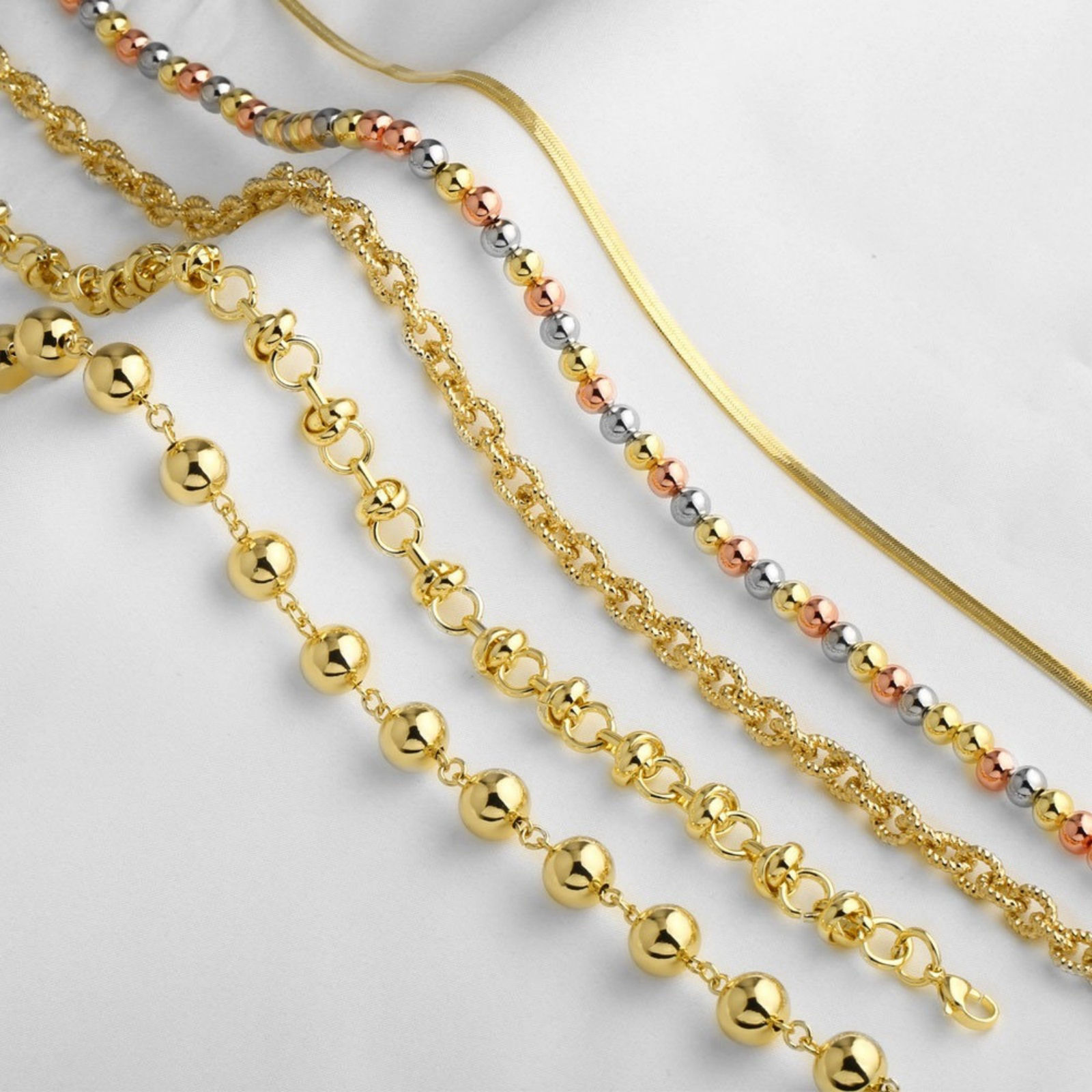 Immagine di 1 Pz Ottone Catena Collana All'Ingrosso Multicolore