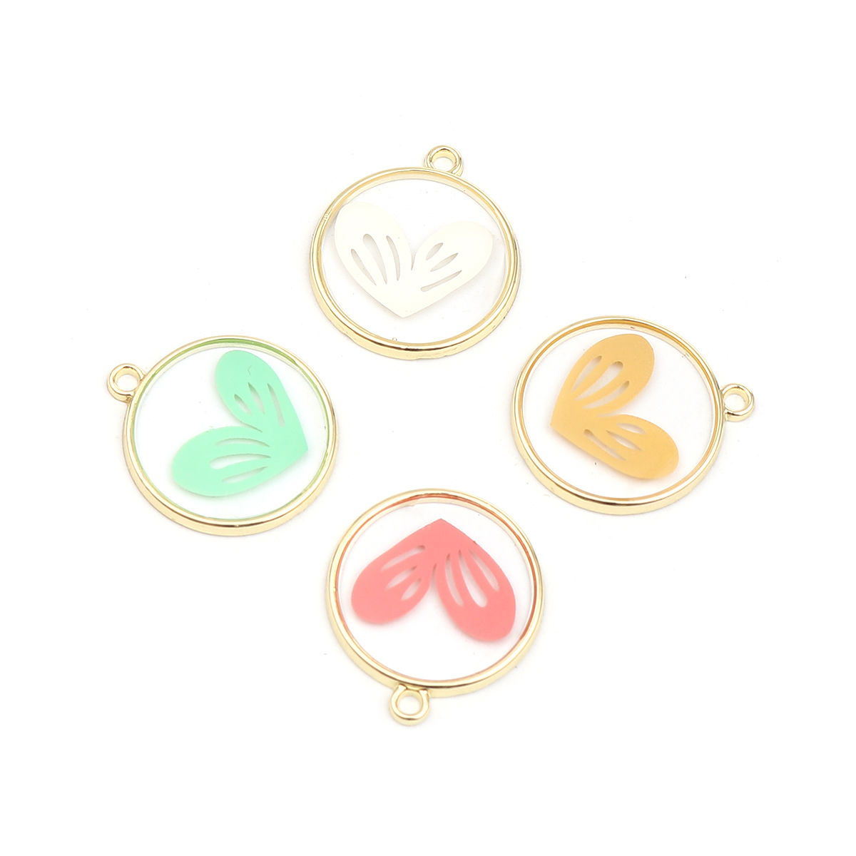 Picture of Zinc Based Alloy Pendants Round Heart