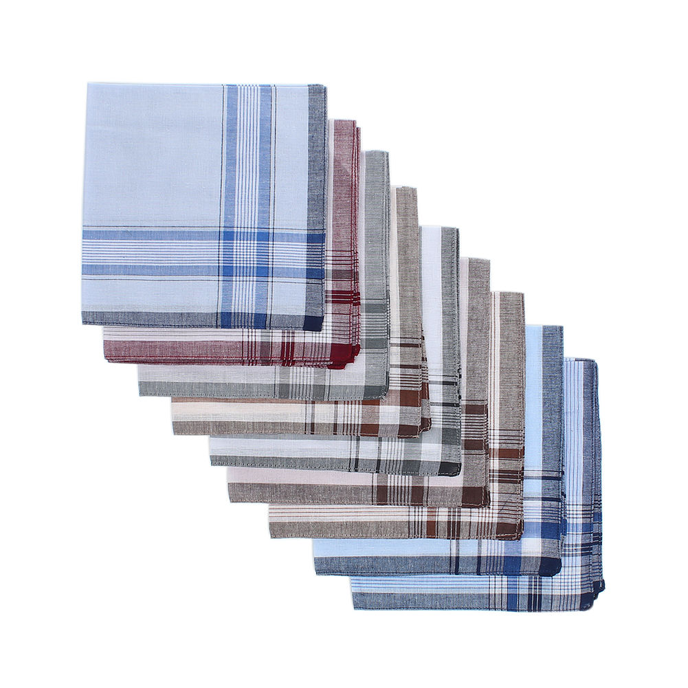 Imagen de Cotton Handkerchief Grid Checker