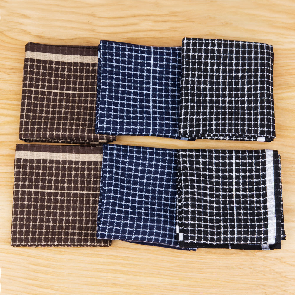 Picture of Cotton Handkerchief Grid Checker