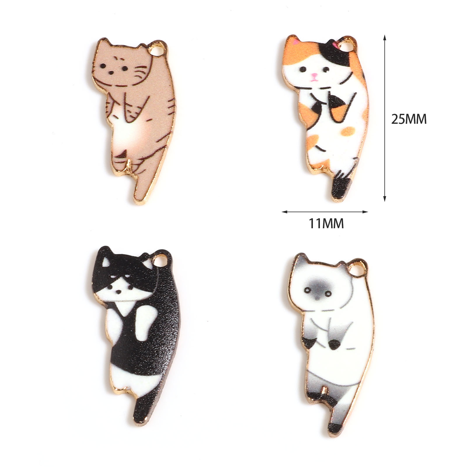 Image de Pendentifs en Alliage de Zinc Chat  