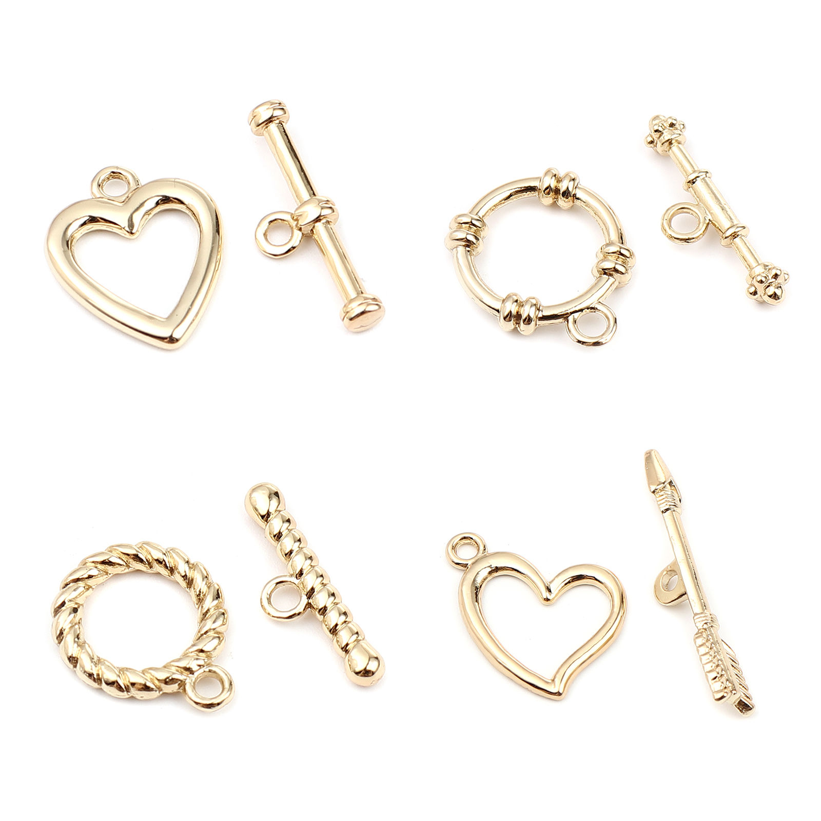 Picture of Zinc Based Alloy Toggle Clasps 16K Gold Color