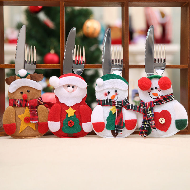 Imagen de No Tejidos Adornos Multicolor Papa Noél Navidad Vajilla 14cm x 10cm, 1 Unidad