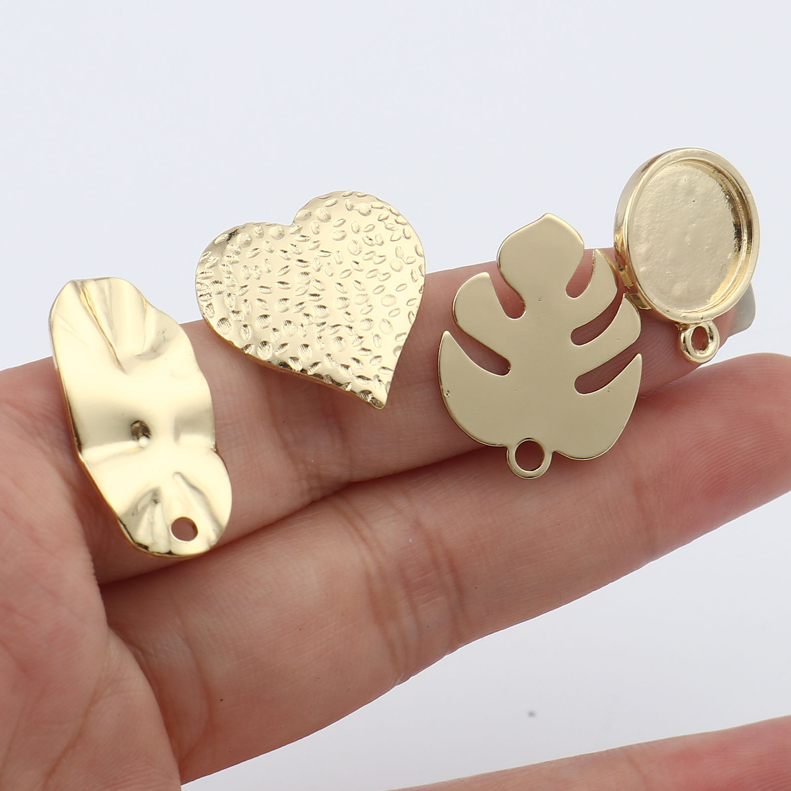 Изображение Цинковый Сплав Серьги ШпилькиДеталь 4 ШТ