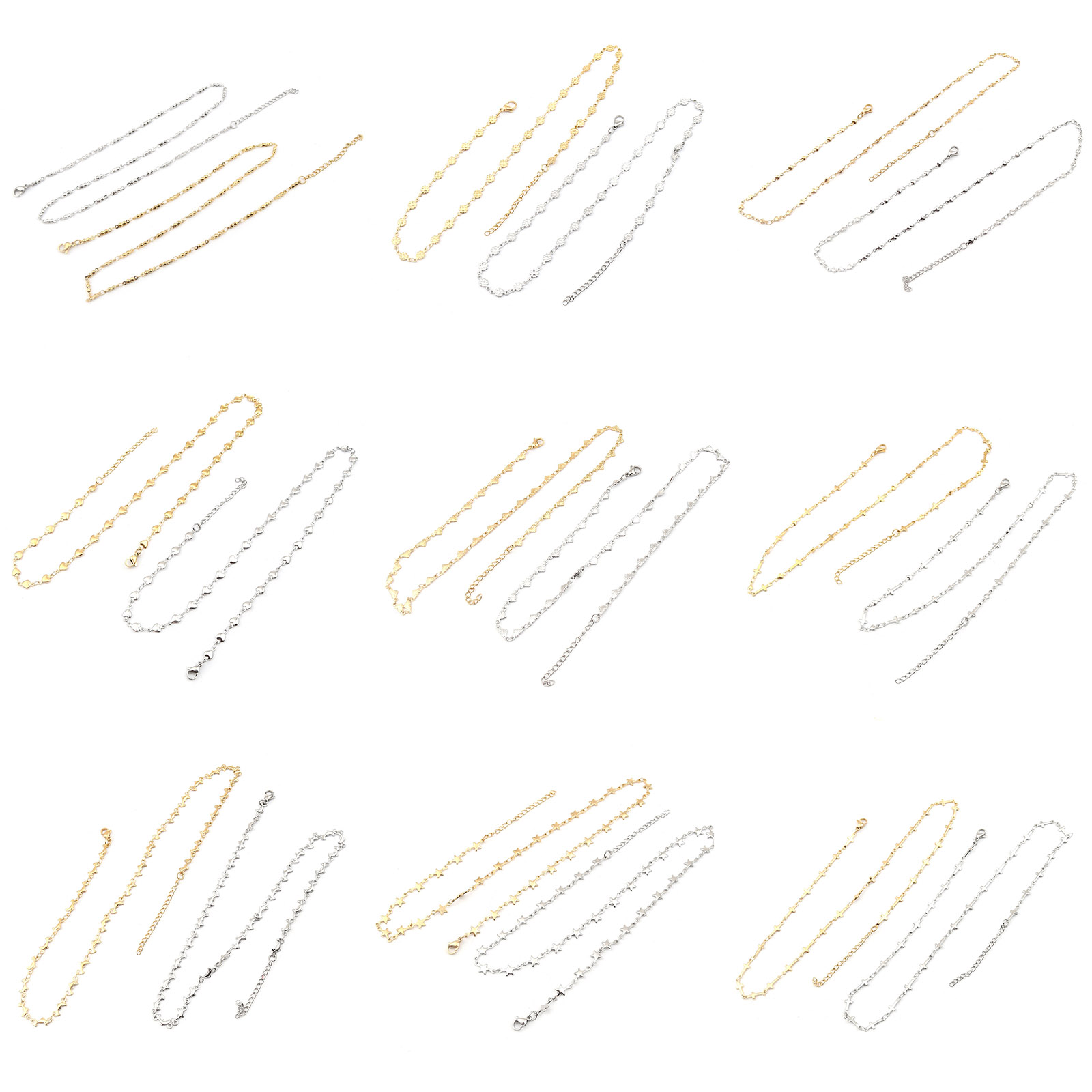 Изображение 304 Нержавеющая Сталь Цепи Ожерелья 1 ШТ