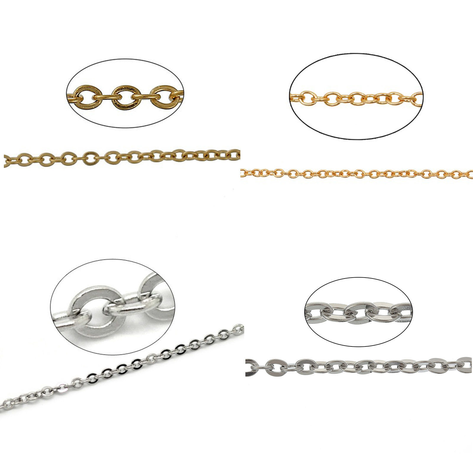 Picture of 304 Stainless Steel Link Cable Chain Multicolor