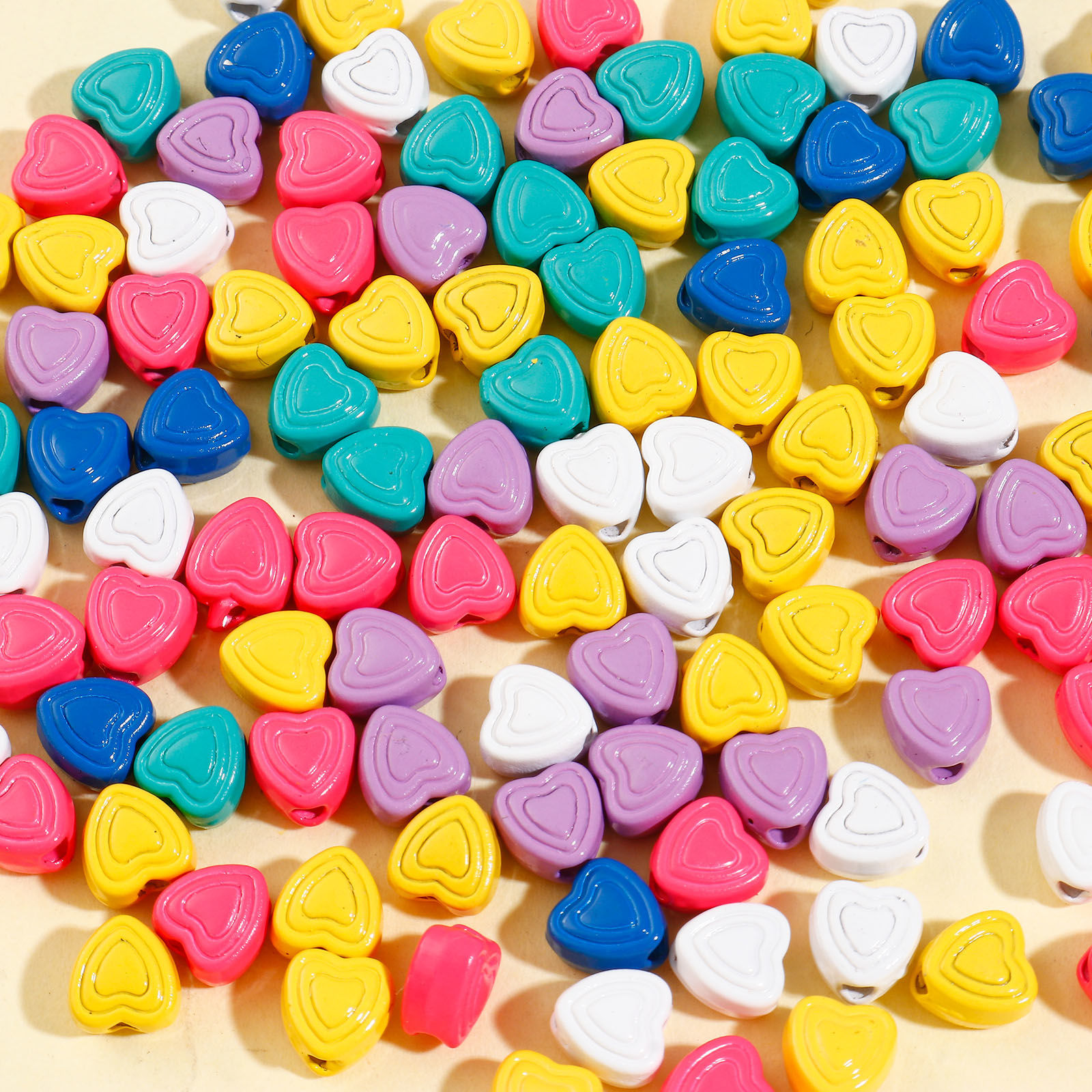 Picture of Zinc Based Alloy Spacer Beads For DIY Jewelry Making Multicolor Enamel