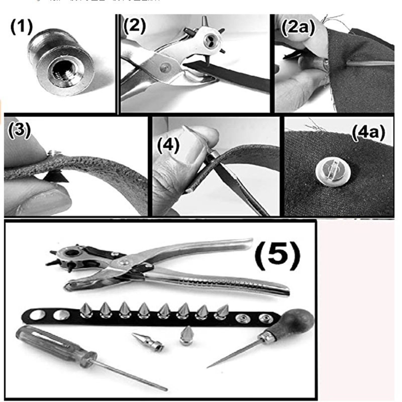 Picture of Zinc Based Alloy & Iron Based Alloy Punk Rivets Spike Studs Cone Screw Back Silver Tone