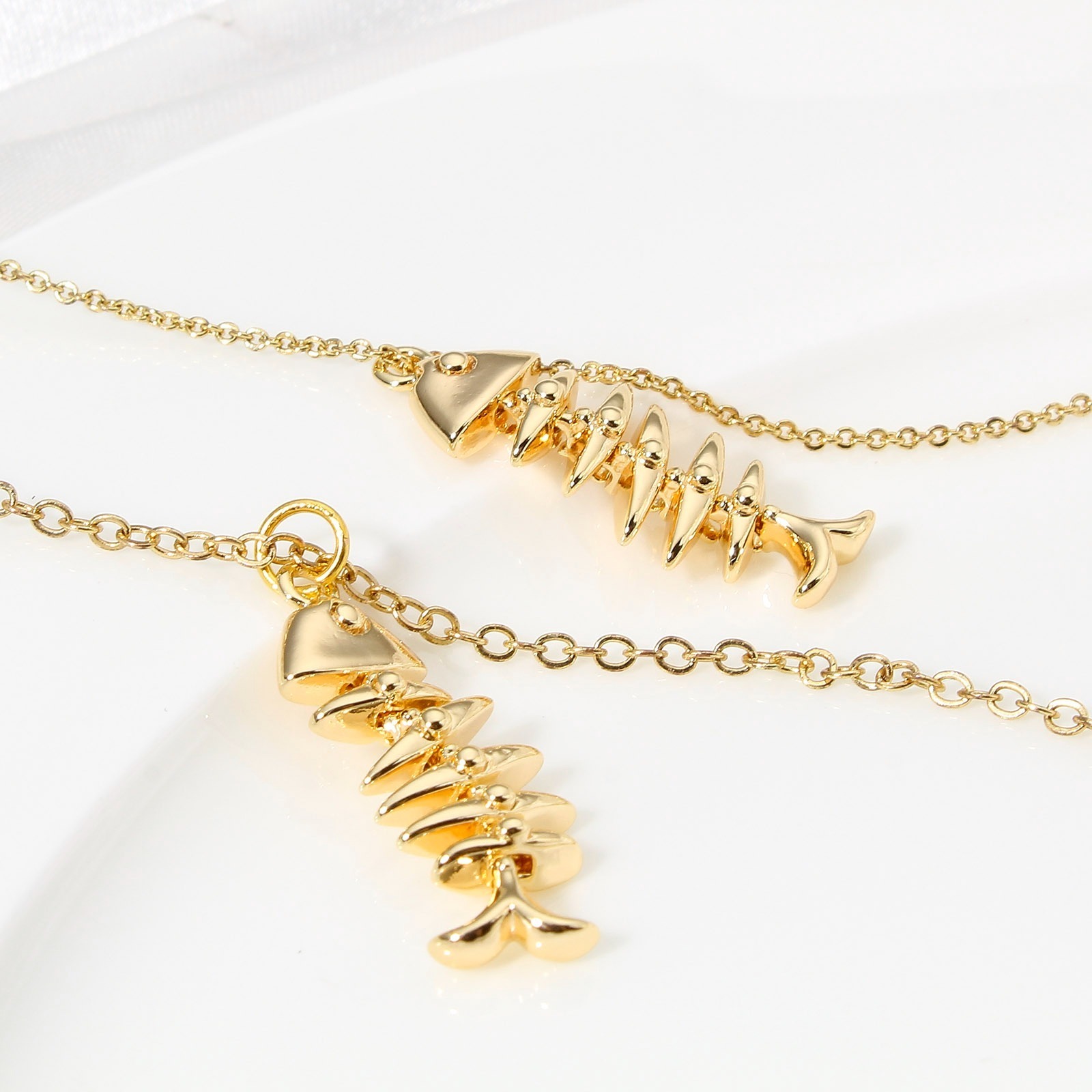 Picture of Brass Ocean Jewelry Connectors Charms Pendants Real Gold Plated
