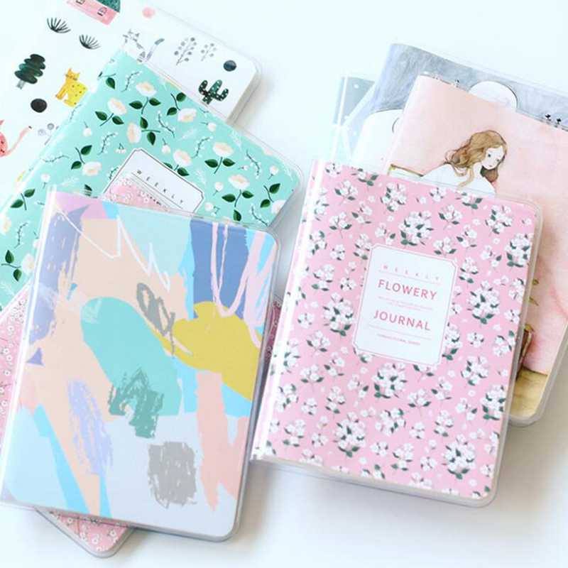 Imagen de (40 Hojas) Papel & PVC Cuaderno Multicolor Rectángulo Gato 15cm x 11cm, 1 Unidad