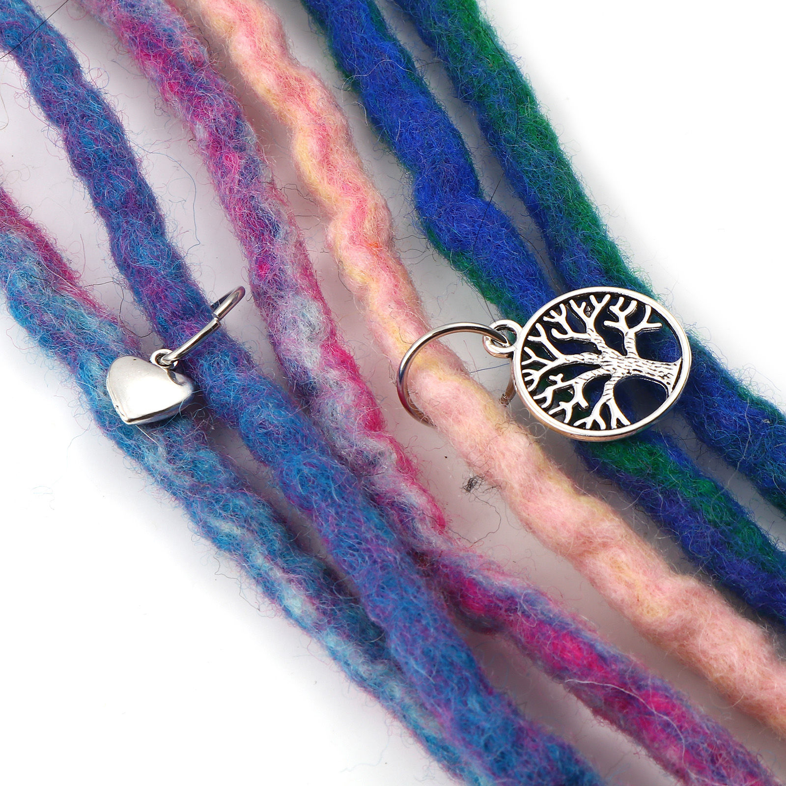 Imagen de Zamak Cuentas Dreadlock para Trenzar el Cabello Ala Árbol Plata Antigua 4.2cm x 1.4cm - 2.3x1.4c, 1 Juego ( 10 Unidades/Juego)