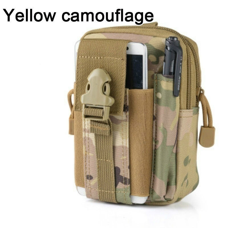 Picture of Gray - Oxford Fabric Camouflage Rectangle Oxford Belt Bag 17.5cm x11.5cm(6 7/8" x4 4/8"), 1 Piece