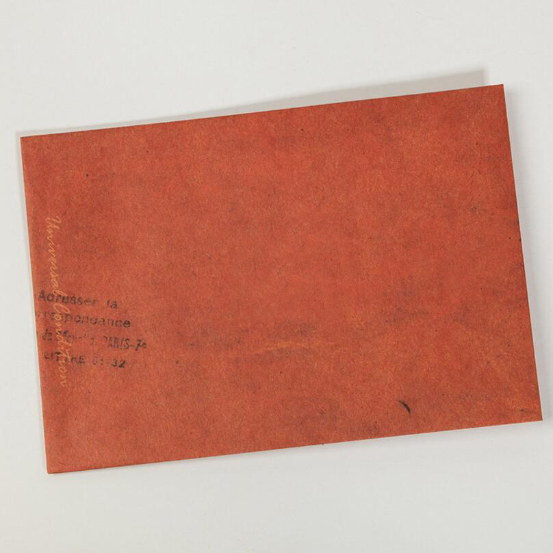 Picture of Kraft Paper Envelope Rectangle Brown Red 16cm(6 2/8") x 11cm(4 3/8"), 10 PCs