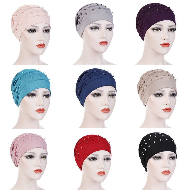 Изображение 1 Piece Polyester Turban Hat Royal Blue 58cm