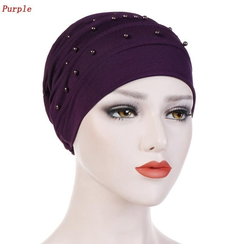 Изображение 1 Piece Polyester Turban Hat Royal Blue 58cm