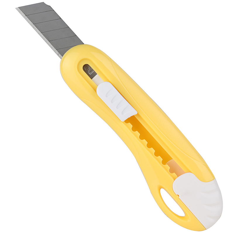Bild von Edelstahl + Plastik Schneidmesser Schreibwaren Zufällig Mix 10cm x 3cm, 2 Stück