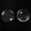 Picture of Transparent Glass Dome Seals Cabochon Round Flatback Clear 50mm(2") Dia, 3 PCs