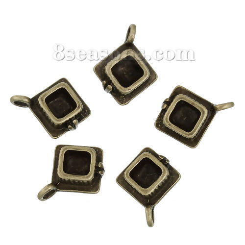 Immagine di Lega di Zinco 3D Charms Cappello di Dottorato Bronzo Antico 16mm x 13mm , 10 Pz