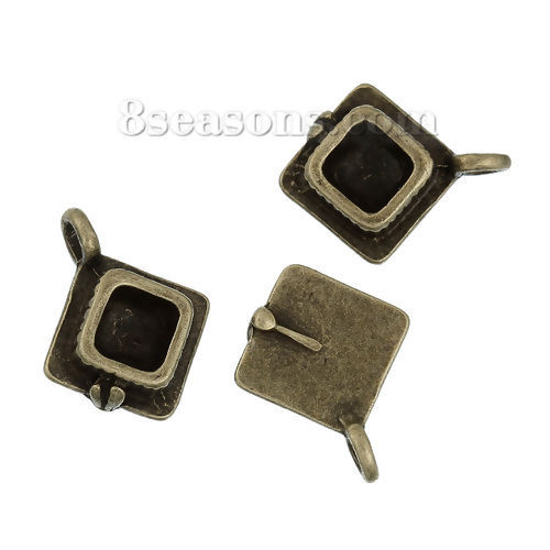 Immagine di Lega di Zinco 3D Charms Cappello di Dottorato Bronzo Antico 16mm x 13mm , 10 Pz