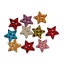 Picture of 20 PCs Natural Wood Sewing Buttons Scrapbooking 2 Holes Pentagram Star At Random Mixed Color Spot 20mm x 18mm