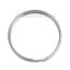 Image de 30 Pcs 20mm Dia, 1mm(taille 18) Anneaux de Jonction pour la Fabrication de Bijoux Double Cercle Ouvert en 304 Acier Inoxydable Argent Mat Rond