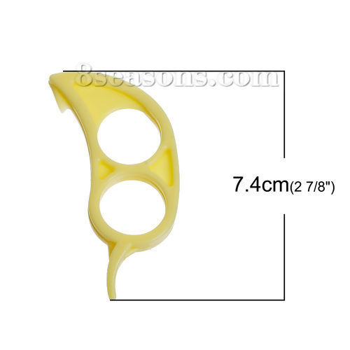 Image de Eplucheur d'Orange Citron en Plastique Couleur au Hasard 7.4cm x 3.4cm, 1 Pièce