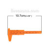 Изображение Смола Штангенциркуль Оранжевый （Метровом диапазоне 0-80 мм） 10.7см x 4.4см, 1 ШТ