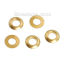 Picture of 10 PCs Brass Embellishments Circle Ring Gold Plated 8mm Dia