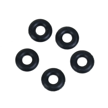 Caucho Anillos de Tope Estilo Europeo Charm Negro 300 Unidades