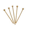 Imagen de (21 gauge) Zamak Pinchos Color Oro de 14K 20mm longitud, 50 Unidades