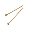 Imagen de (21 gauge) Zamak Pinchos Color Oro de 14K 20mm longitud, 50 Unidades