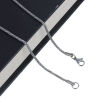 Bild von 304 Edelstahl Zopfkette Kette Halskette Silberfarbe 50cm lang, Kettengröße: 3.2mm, 1 Stück
