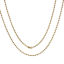 Picture of 1 Piece Vacuum Plating 304 Stainless Steel Ball Chain Necklace For DIY Jewelry Making Gold Plated 60cm(23 5/8") long, Chain Size: 2mm Dia.