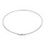 Immagine di 304 Acciaio Inossidabile Collana Girocollo Tono Argento lunghezza: 43.5cm, 1 Pz
