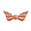 Picture of Zinc Based Alloy Spacer Beads Wing Rose Gold 19mm x 8mm, Hole: Approx 1.5mm, 50 PCs