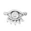 Imagen de Zamak Conectores Ojo Plata Antigua 18mm x 12mm, 20 Unidades