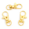 Picture of Iron Based Alloy Keychain & Keyring Gold Plated 3.5cm x 1.5cm, 10 PCs