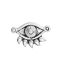 Picture of Zinc Based Alloy Connectors Eye Antique Silver Color 18mm x 12mm, 20 PCs