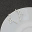 Bild von Molekülchemie Wissenschaft Ohrklemme Versilbert Serotin 25mm x 12mm Drahtstärke: (21 gauge) 1 Paar