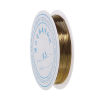 Picture of Copper Beading Wire Thread Cord Round Antique Bronze 0.3mm (28 gauge), 1 Roll (Approx 20 M/Roll)
