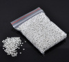 Picture of Silver Plated Smooth Ball Spacers Beads 2.4mm Dia., 350PCs
